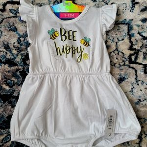 Simply southern Flutter Sleeve Onesy 9-12mths